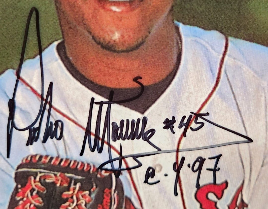 Pedro Martinez Autographed 8x10 Photo W/ CY 97 Insc Red Sox HOF BAS COA
