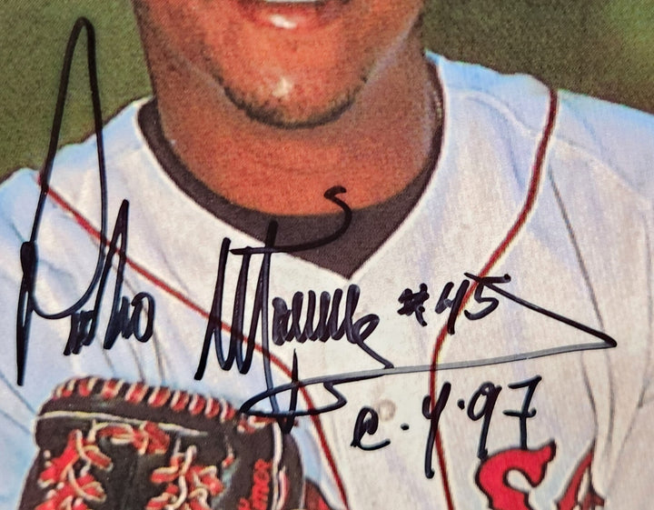Pedro Martinez Autographed 8x10 Photo W/ CY 97 Insc Red Sox HOF BAS COA