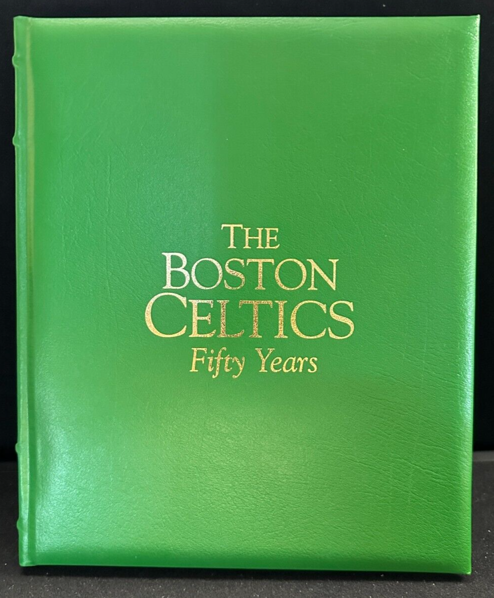 Larry Bird & Red Auerbach Autographed Boston Celtics 50th Anniversary Book #318