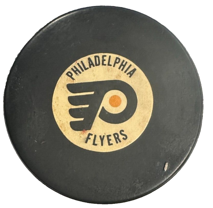 1969-77 Philadelphia Flyers Tyer Converse Official Game Used Puck NHL