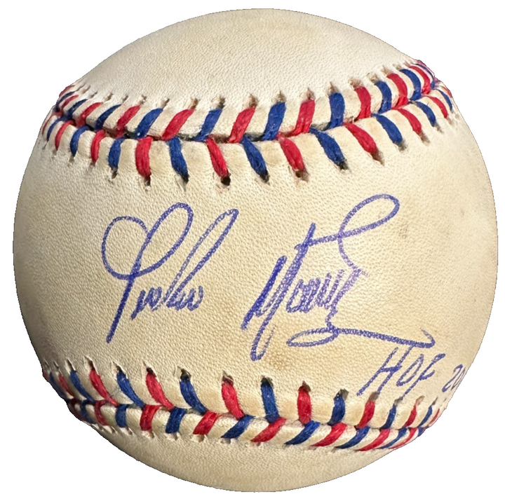 Pedro Martinez Autographed 1999 MLB All-Star Game Baseball W/ HOF 2015 BAS