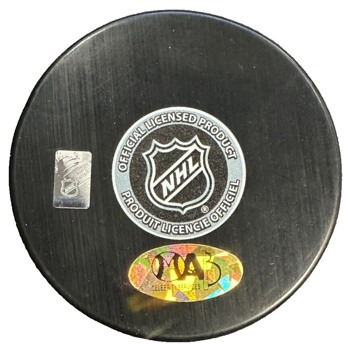 Manon Rheaume Autographed Tampa Bay Lightning Hockey Puck NHL