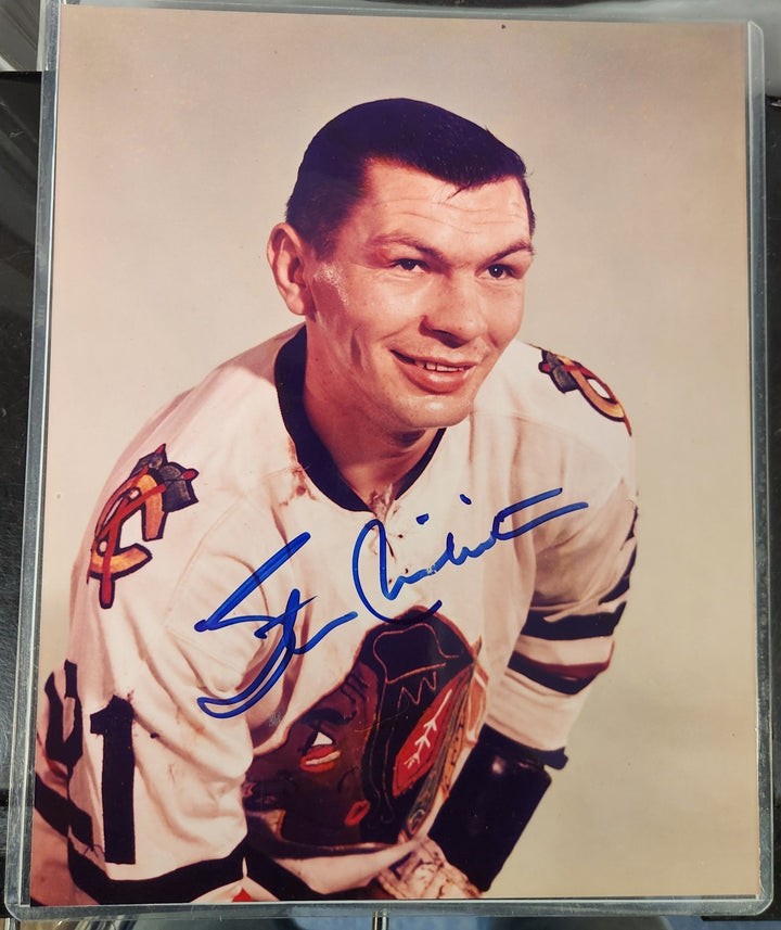 Stan Mikita Autographed 8x10 Photo Chicago Blackhawks HOF COA