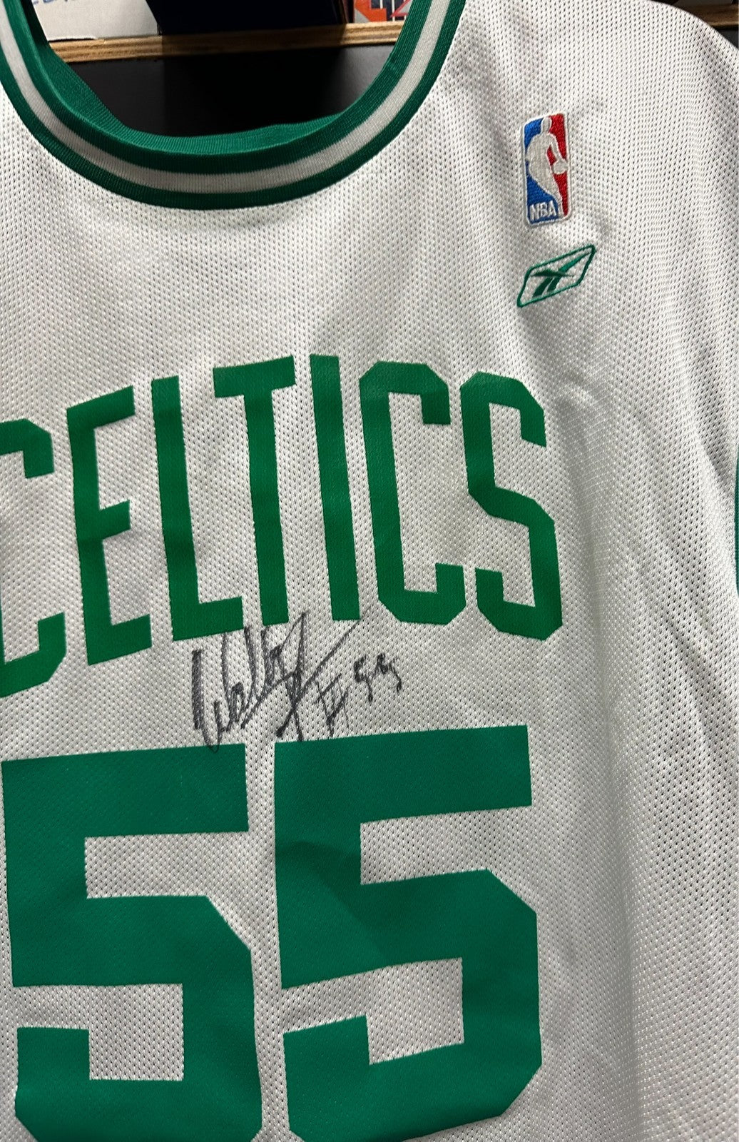Wally Szczerbiak Autographed Boston Celtics Authentic Jersey NBA