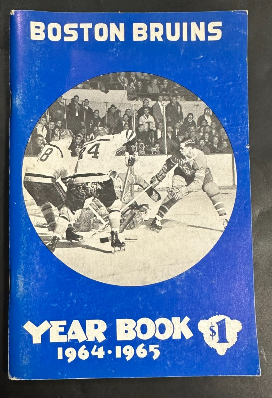 Vintage 1964-65 Boston Bruins Official Yearbook NHL