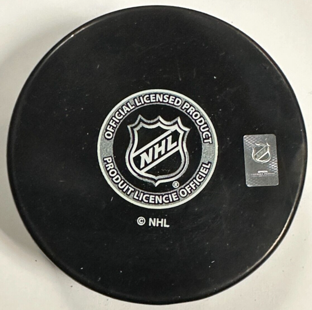 Rick Smith Autographed Boston Bruins Hockey Puck NHL