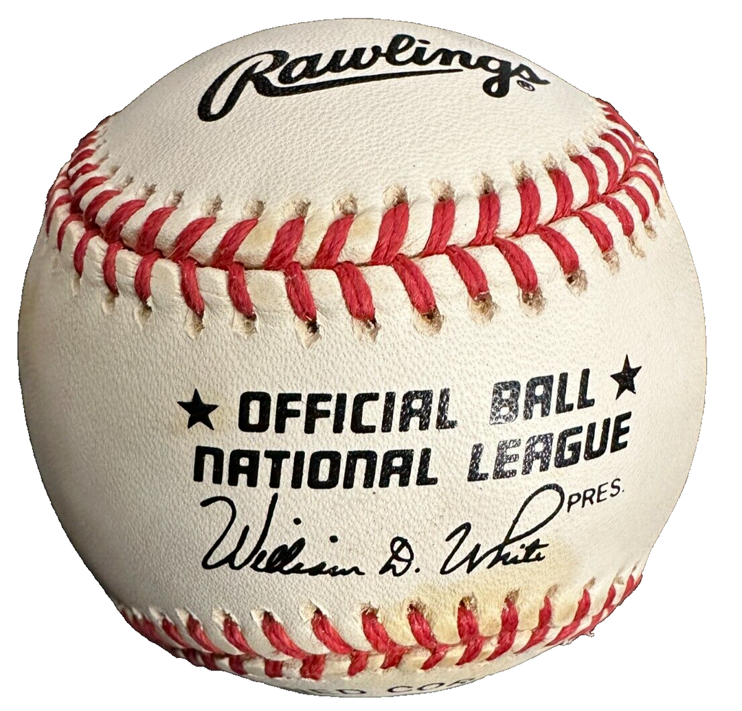 Hoyt Wilhelm Autographed National League Baseball HOF White Sox