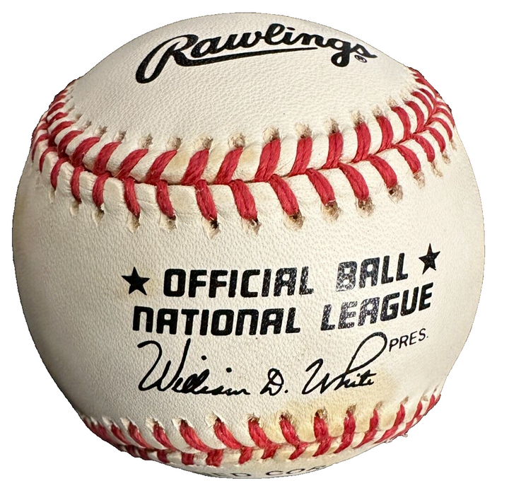 Hoyt Wilhelm Autographed National League Baseball HOF White Sox