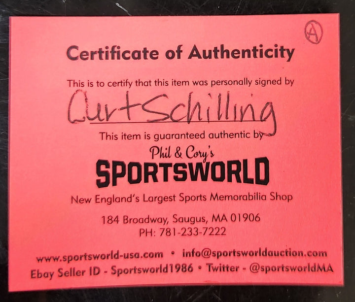Curt Schilling Signed ML Baseball Red Sox Phillies Diamondbacks Steiner COA 