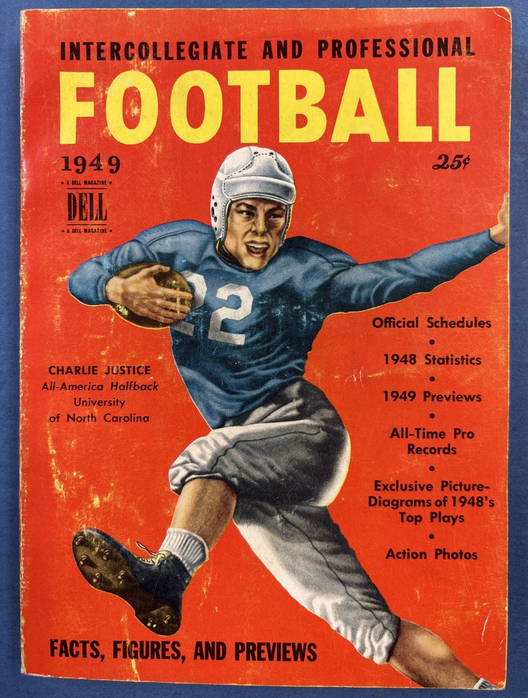 1949 DELL Intercollegiate and Professional FOOTBALL 