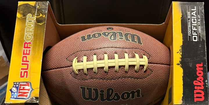 Dave Wilcox Autographed Wilson NFL Football W/ HOF 2000 Insc 49ers