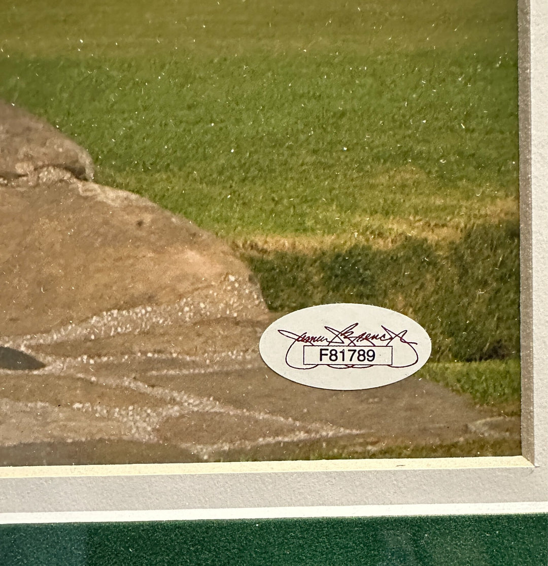2005 Jack Nicklaus Waves Farewell Swilken Bridge St.  Andrews Signed Photo JSA