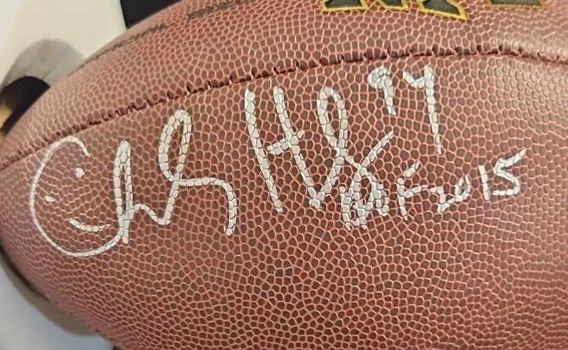 Charles Haley Signed HOF Inscribed Wilson NFL Super Grip Football COA