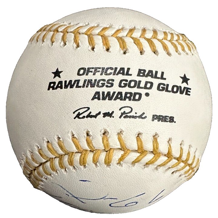Jimmy Piersall Autographed Rawlings Gold Glove Baseball Boston Red Sox