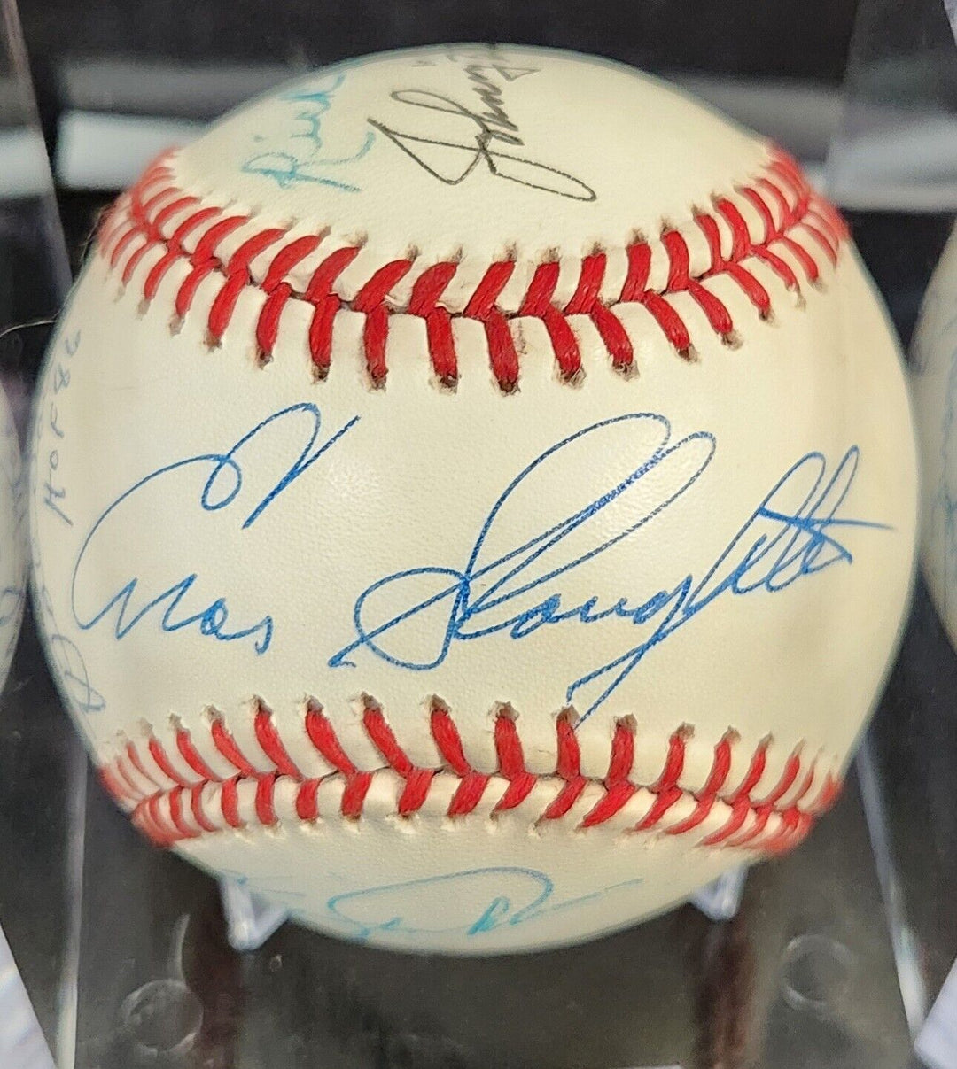 Berra Killebrew Mize Kell Jenkins Etc. Signed American League Baseball HOF COA