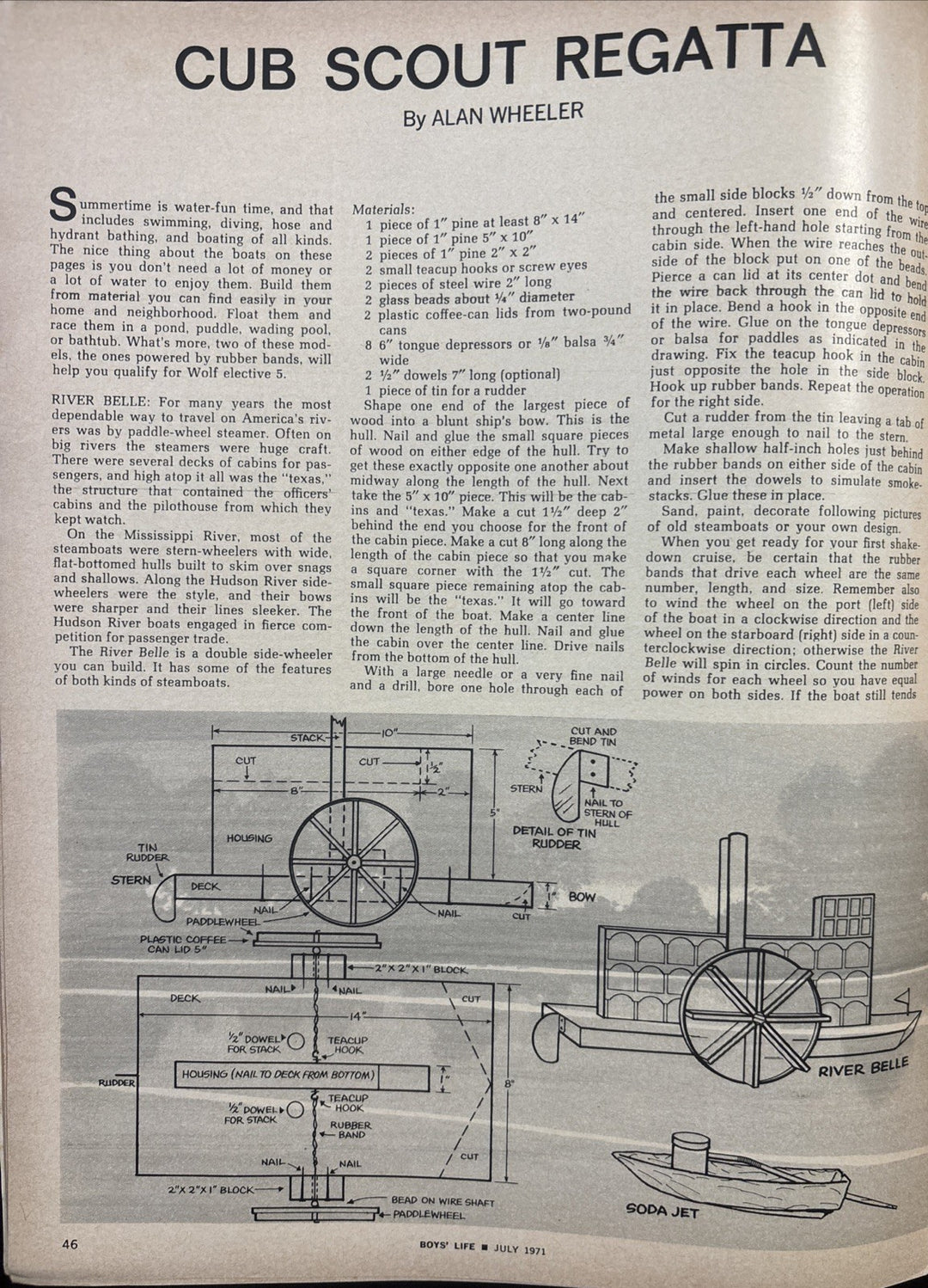 July 1971 Boys Life Magazine Johnny Bench Cincinnati Reds Baseball