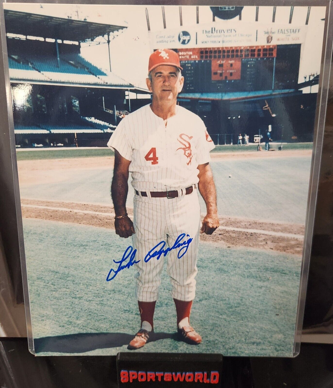 Luke Appling Signed 8x10 Photo Chicago White Sox HOF COA