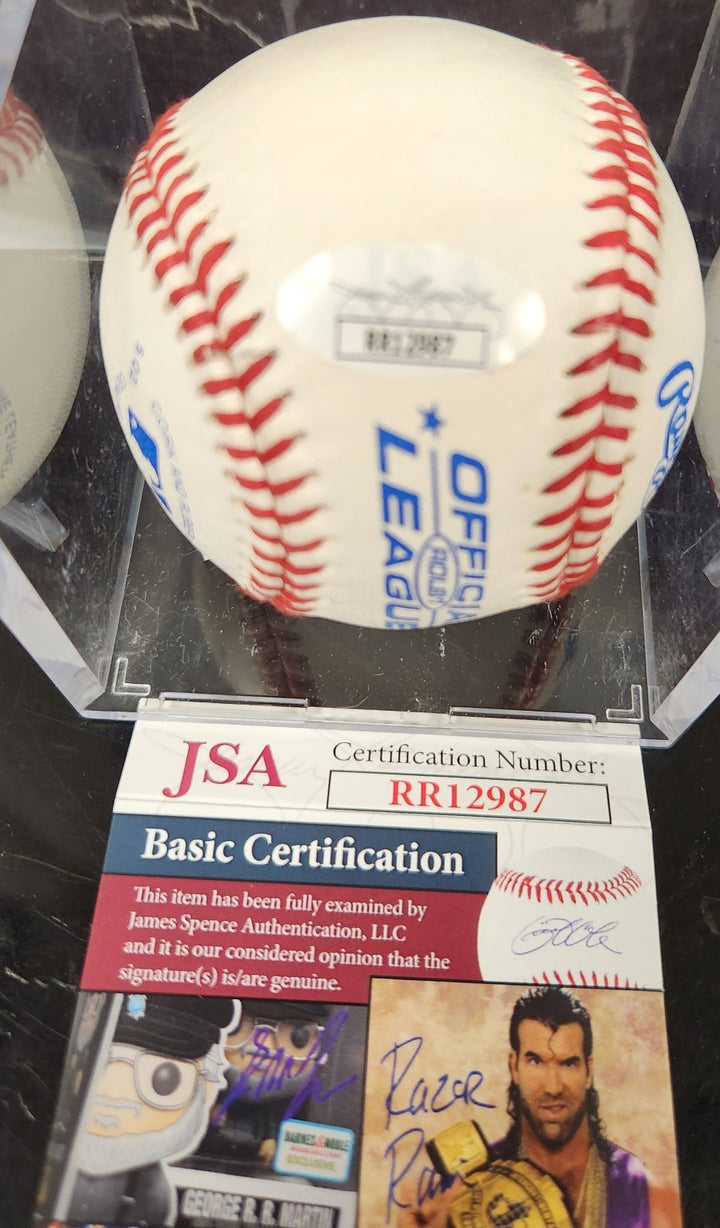 Frank Robinson Signed Rawlings Official Major League Baseball Reds HOF JSA COA