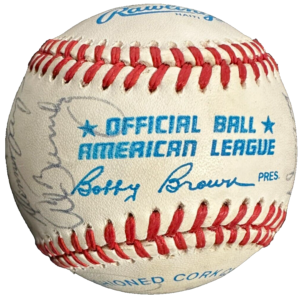 1988 Boston Red Sox Team Autographed Baseball Clemens Boggs Rice Smith