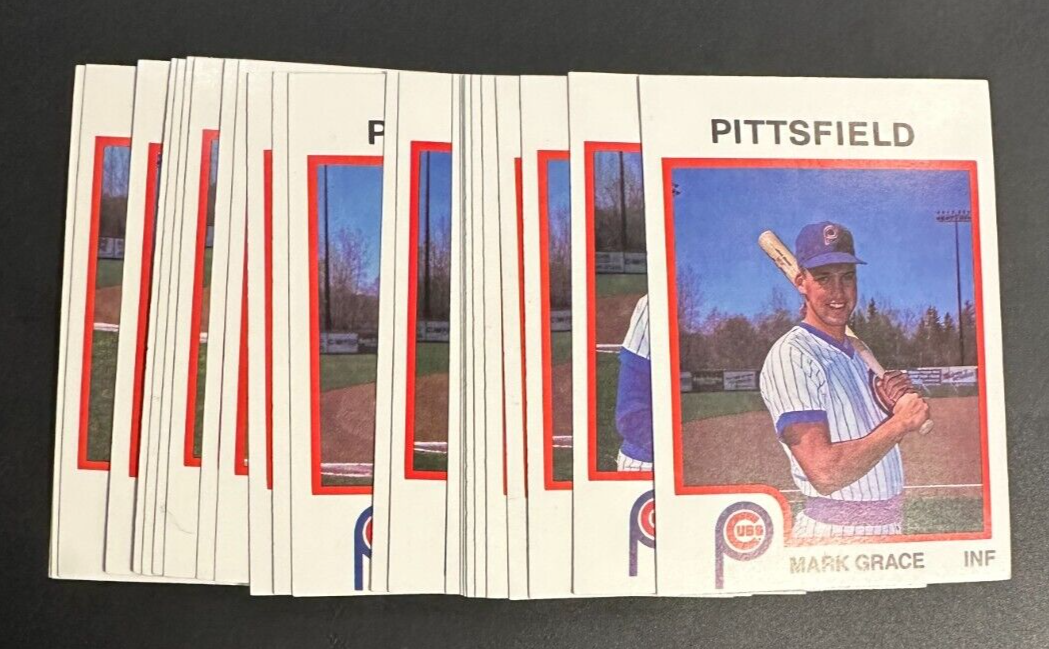 1987 ProCards Minor League Team Set Pittsfield Cubs Mark Grace