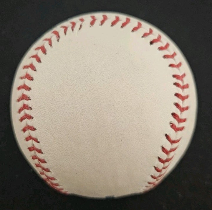 Jeff Nelson Signed Inscribed OML Baseball MLB Holo