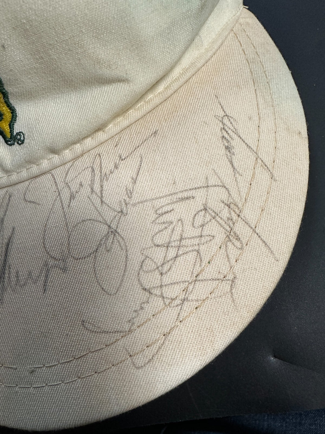 Jack Nicklaus, Strange, Zoeller, Goalby Autographed The Masters Golf Visor BAS