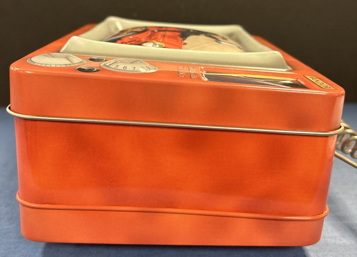 The Three Stooges Comedy Tin Lunch Box Collectible Vintage COA