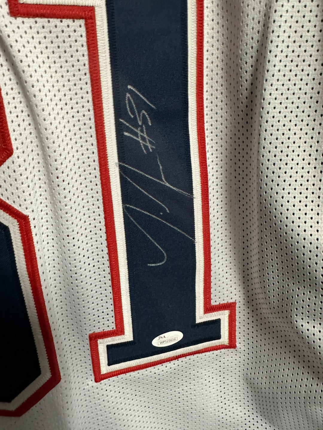 Jonathan Jones Autographed New England Patriots Jersey JSA NFL