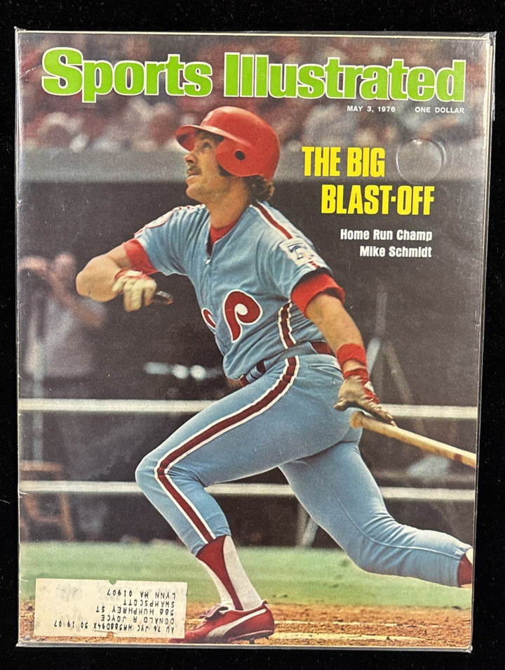 May 3 1976 Sports Illustrated Mike Schmidt First Cover Philadelphia Phillies 