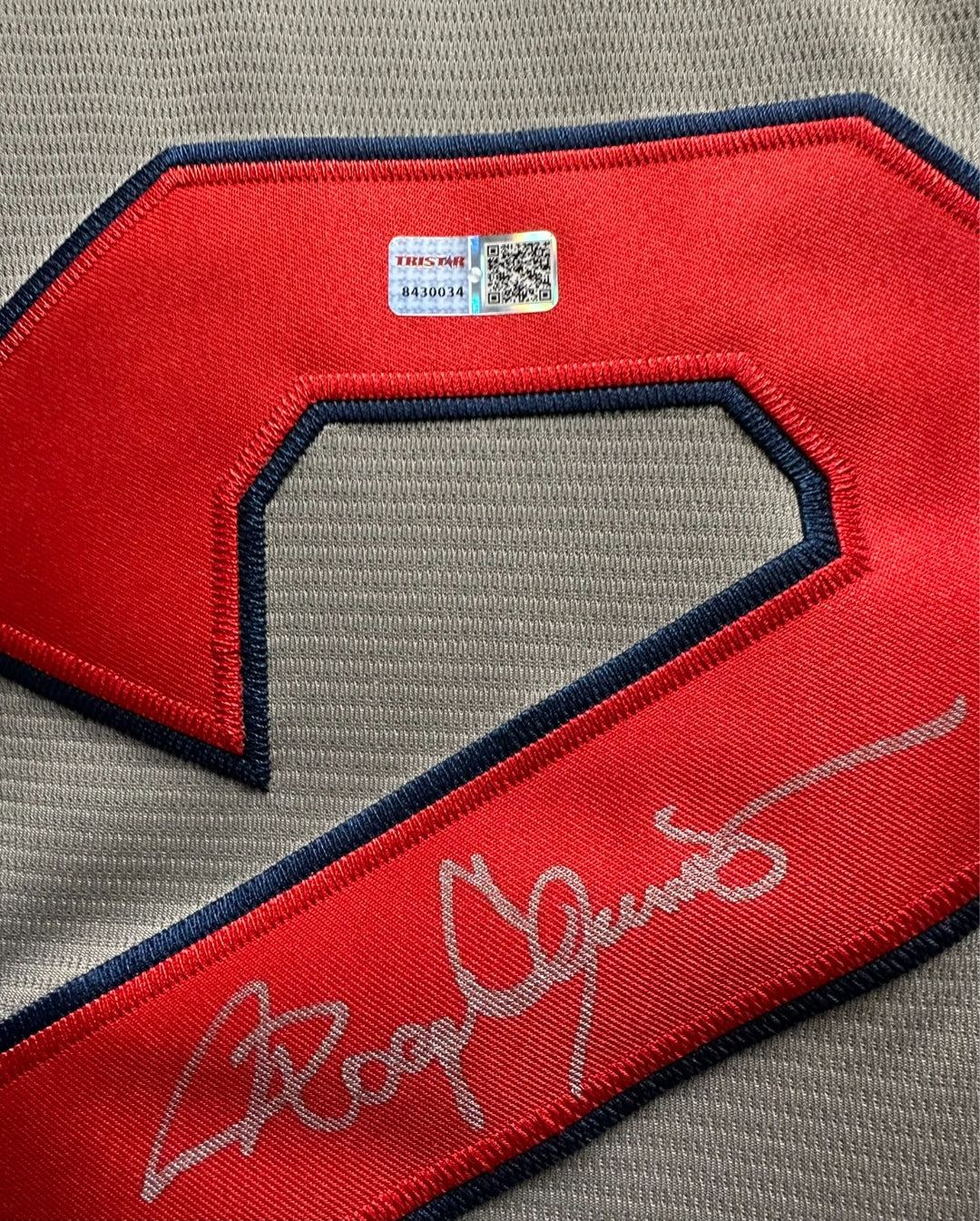 Roger Clemens Autographed Majestic Boston Red Sox Jersey TRISTAR Hologram
