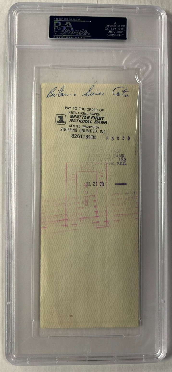 Bill Russell Autographed Personal Check W/ Full Name PSA/DNA 9 Mint Celtics HOF