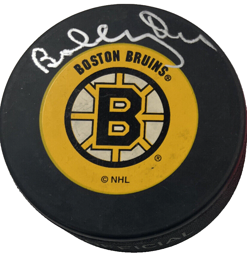 Bobby Orr Autographed Boston Bruins Hockey Puck HOF BAS