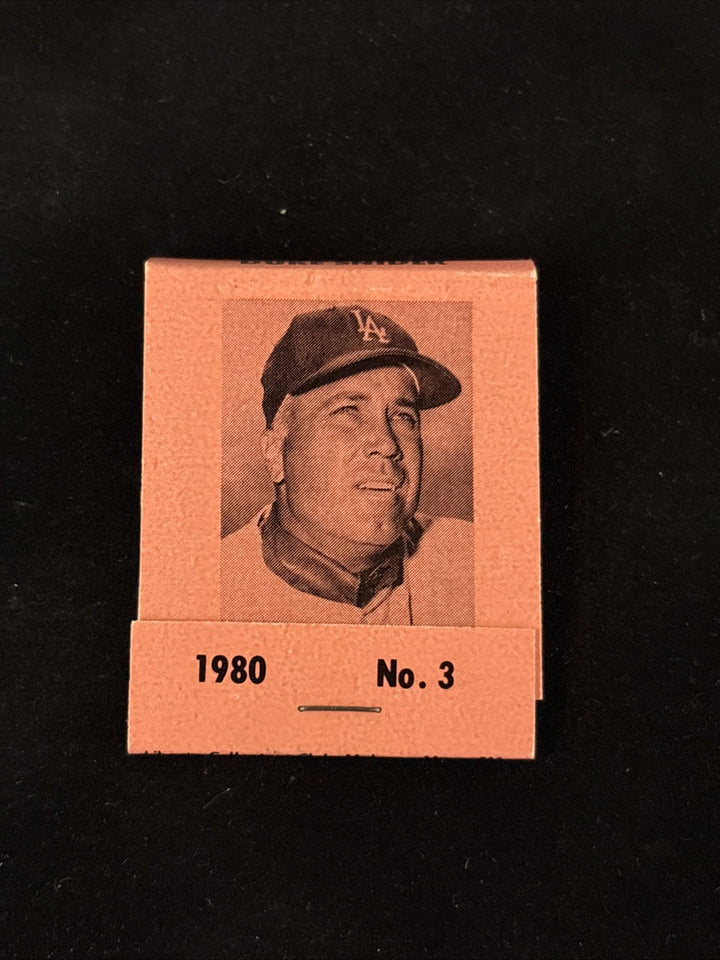 1980 Liberty Superstars Matchbook Salmon Duke Snider No. 3 Brooklyn Dodgers