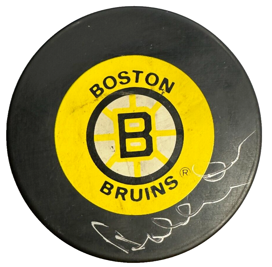 Bobby Orr Autographed Boston Bruins Hockey Puck BAS HOF