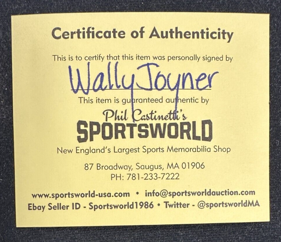 Wally Joyner Autographed American League Baseball California Angels