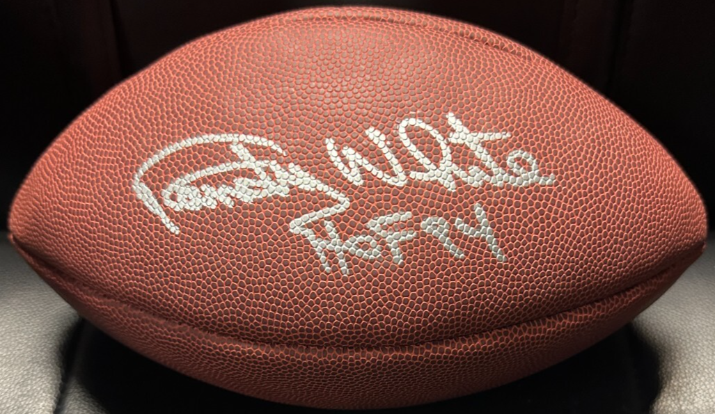 Randy White Autographed Wilson NFL Football W/ HOF 94 Cowboys