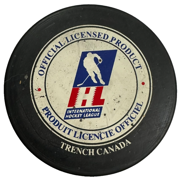 Vintage Indianapolis Ice Official Hockey Puck IHL