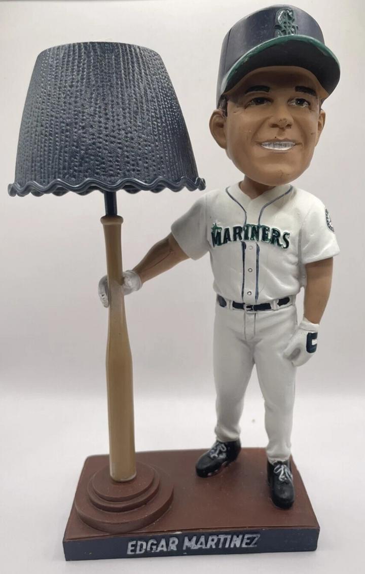 Edgar Martinez Seattle Mariners Root Sports Bobblehead Lamp Bat NIB