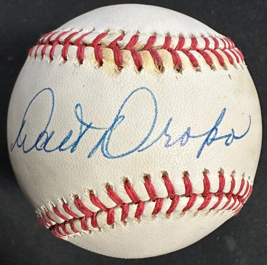 Walt Dropo Autographed American League Baseball Boston Red Sox – Phil ...