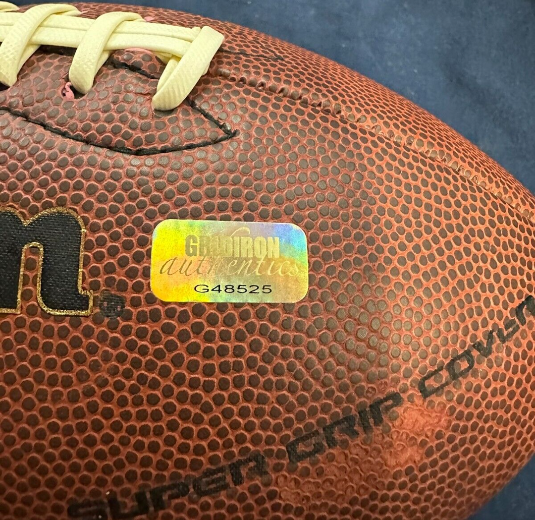 Rodney Harrison Autographed Wilson Official NFL Football New England Patriots