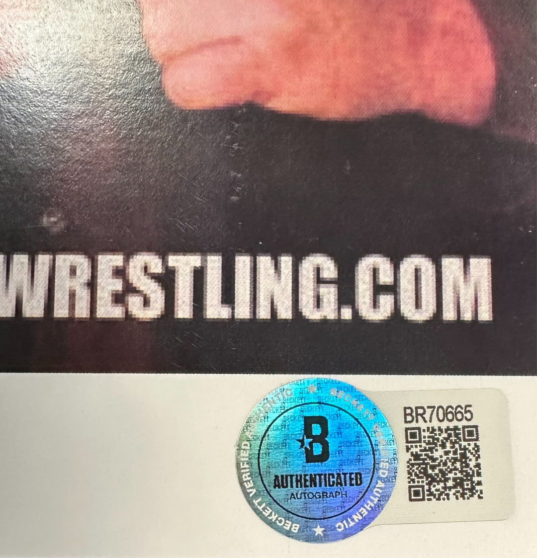 Paul Bearer Autographed Original MWF Promo Photo BAS