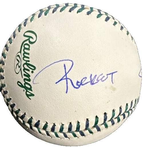 Roger Clemens Autographed 2001 All-Star Game Baseball W/ Cy 7 & Rocket Insc