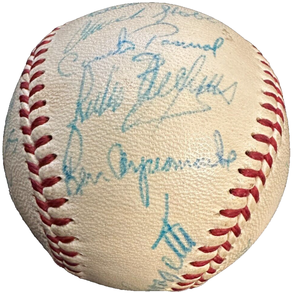 1959 Washington Senators Team Autographed Baseball Killebrew