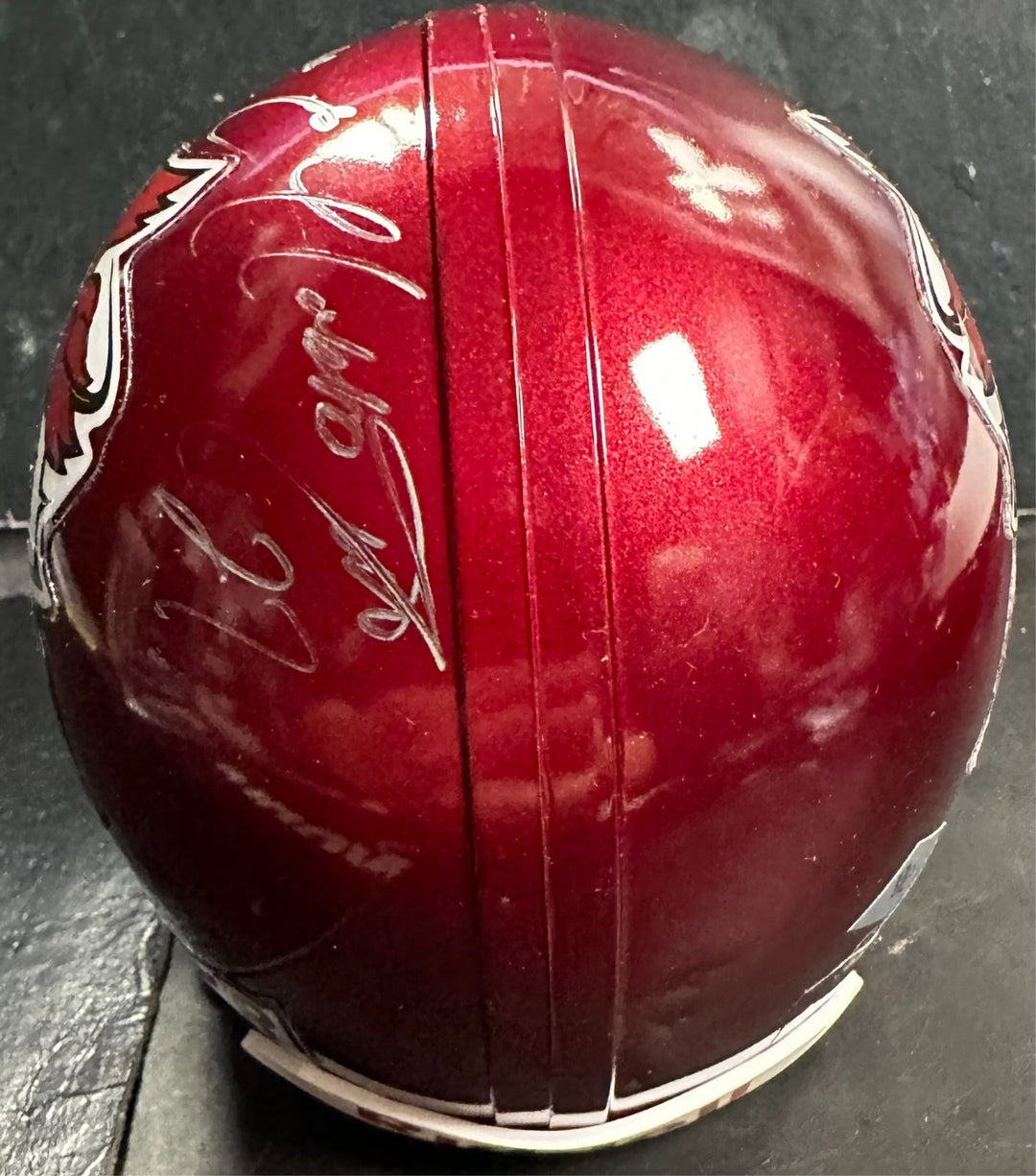 Ellis Hobbs Autographed Iowa State Mini Helmet W/04 Male Athlete of the Year Ins