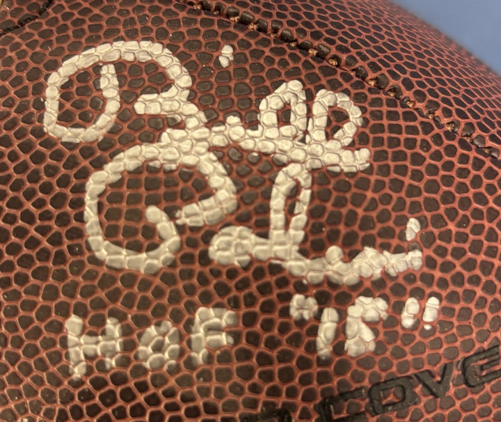 Bill Polian Signed Wilson Football Buffalo Bills Sportsworld COA