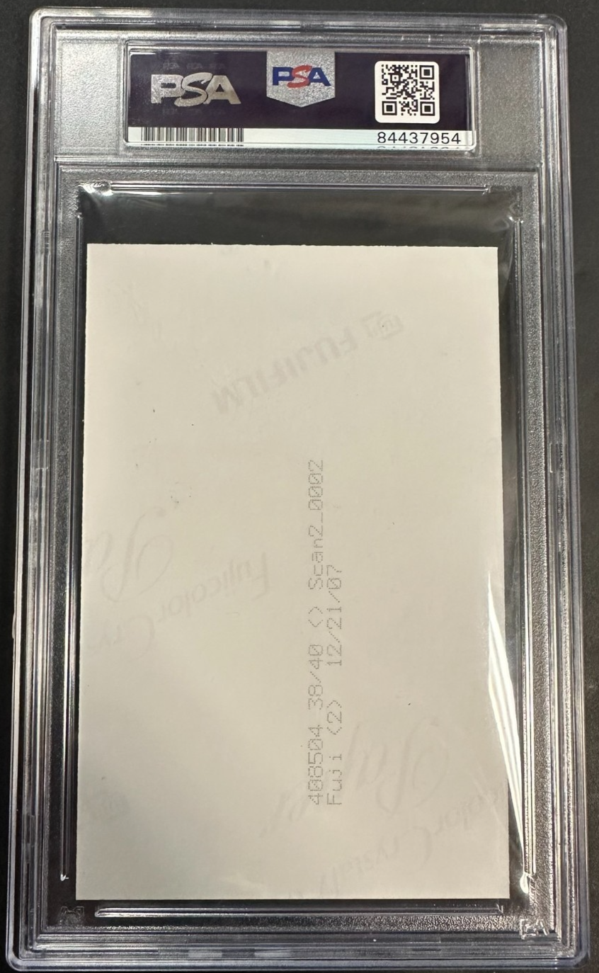 Clyde Scott Autographed 3x5 Photo PSA/DNA Slabbed Philadelphia Eagles