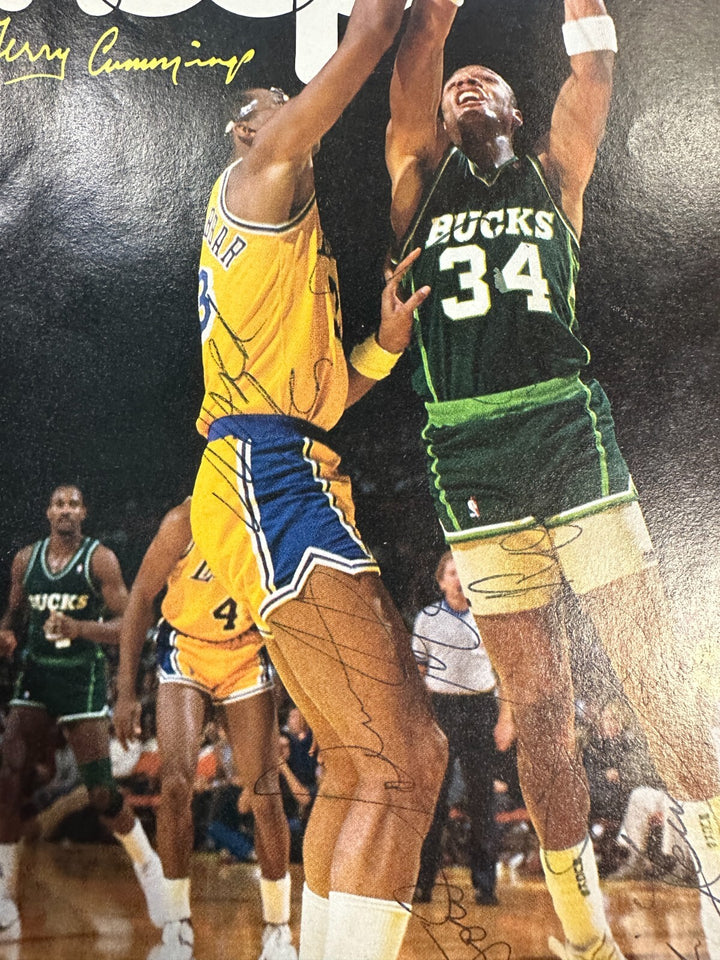 1988-89 Boston Celtics Team Signed Program Lewis Ainge DJ Ford BAS