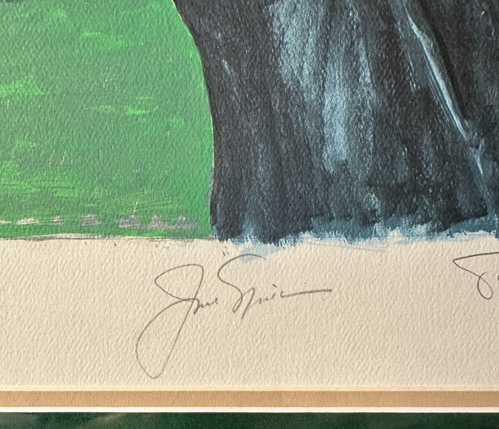Arnold Palmer & Jack Nicklaus Signed Scott Medlock Golf Print /250 BAS