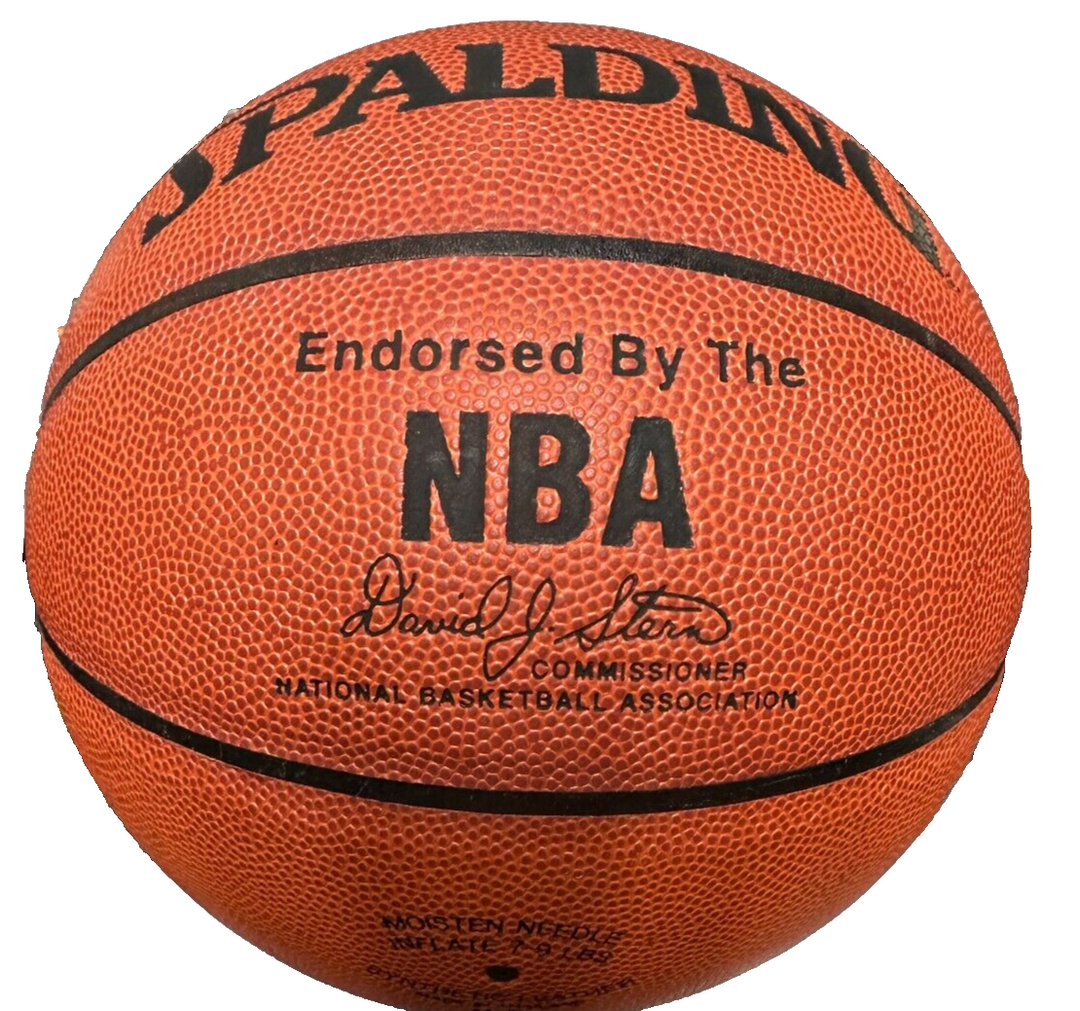 Rick Barry Autographed Spalding Official NBA Basketball Warriors HOF