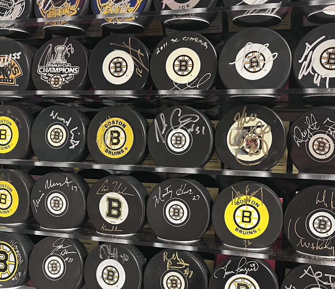 Brian Rolston Signed Puck Autographed Boston Bruins